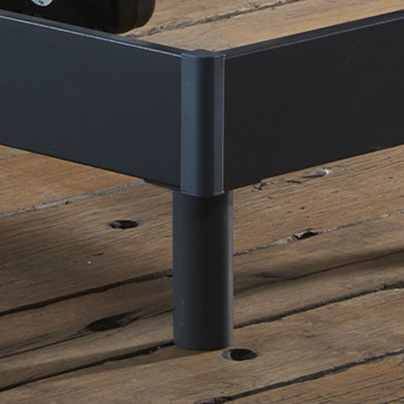 Ensemble literie électrique plots | Gris anthracite | Matelas mousse
