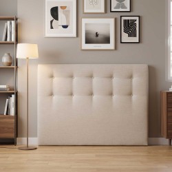 Tête de lit capitonnée | Beige | RELAXSOM